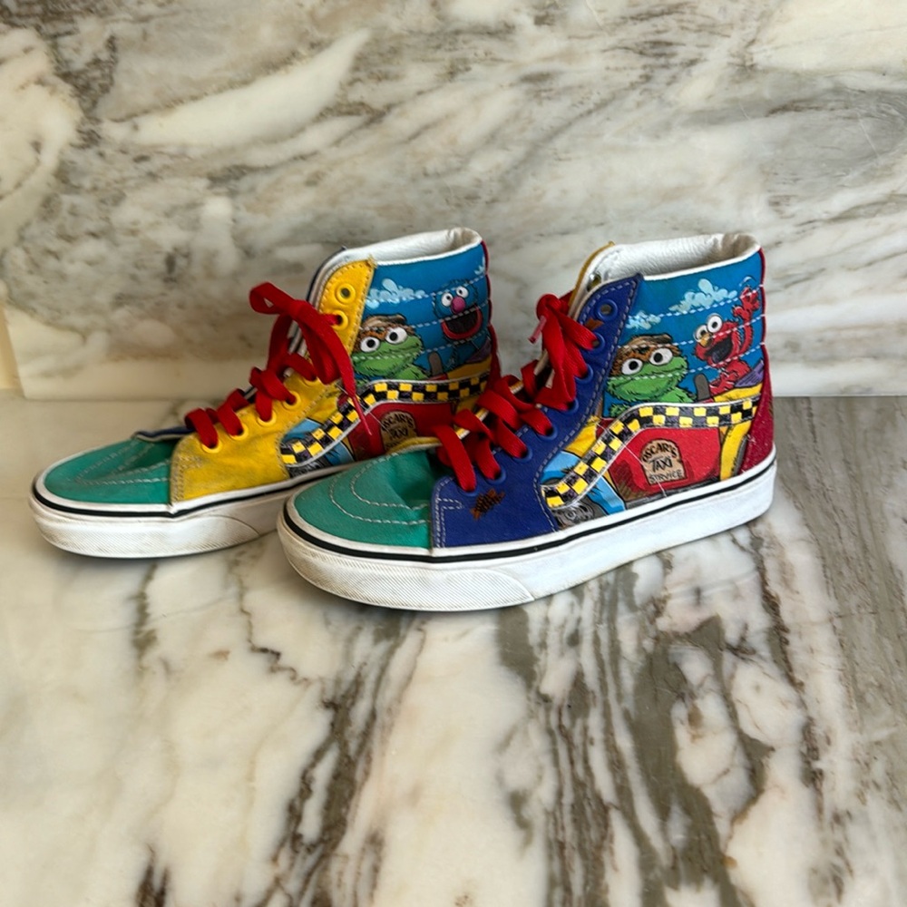 Vans X Sesame Street SK8-HI Unisex Shoes Men's Size 5 Women Sz 6.5